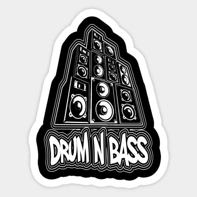 DnB-Stack Sticker by AutotelicArt